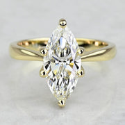2.00 CT Marquise Cut Lab Grown Diamond Engagement Ring Mapple Gems